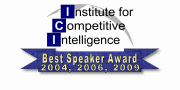 Best Speaker Competitive Intelligence Workshop 2006